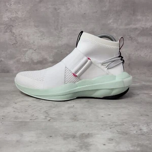 Sorel Explorer Defy Mid Sneakers Womens Size 8 White Blue Shoes - Picture 1 of 11