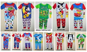 *NWT- BABY/ TODDLER BOY'S SS KNIT PAJAMA - 2 PC SET- LICENSED, SIZE: 12M - 4T - Picture 1 of 21