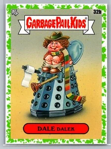 2023 Topps Garbage Pail Kids: Intergoolactic Mayhem #32b Dale Dalek verde - Imagen 1 de 2