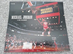 Vintage MICHAEL JORDAN 1991 NBA Calendar CLEO Chicago Bulls BRAND NEW RARE! - Picture 1 of 6