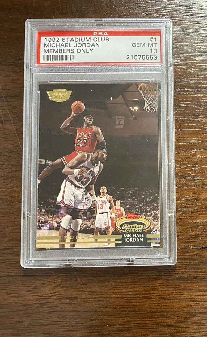 topps stadium club michael jordan 1