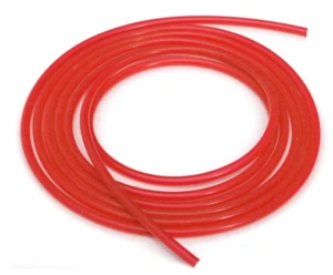 Nitro Glow RC Engine Flexible silicone fuel pipe tube - High Temp 1mtre Red - Picture 1 of 3