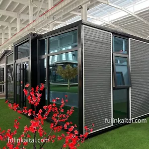 New 2.4m ceiling expandable Container Home 20ft heightened 2bed patio all roof - Picture 1 of 8