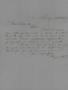 1845 EUGENE FISKE, BOSTON DR., CALIF. GOLD RUSH 49ER, OREGON PIONEER - Picture 1 of 2