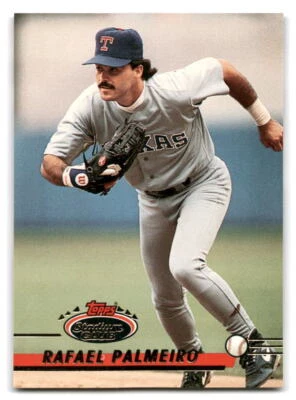 Rafael Palmeiro 1993 Stadium Club #115 Texas Rangers BASEBALL - Image 1 of 2
