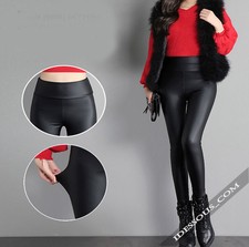 Sexy Leggings Winter Thermo Futter dicke Stretch Hose Leggins warm XS S 34 36 38