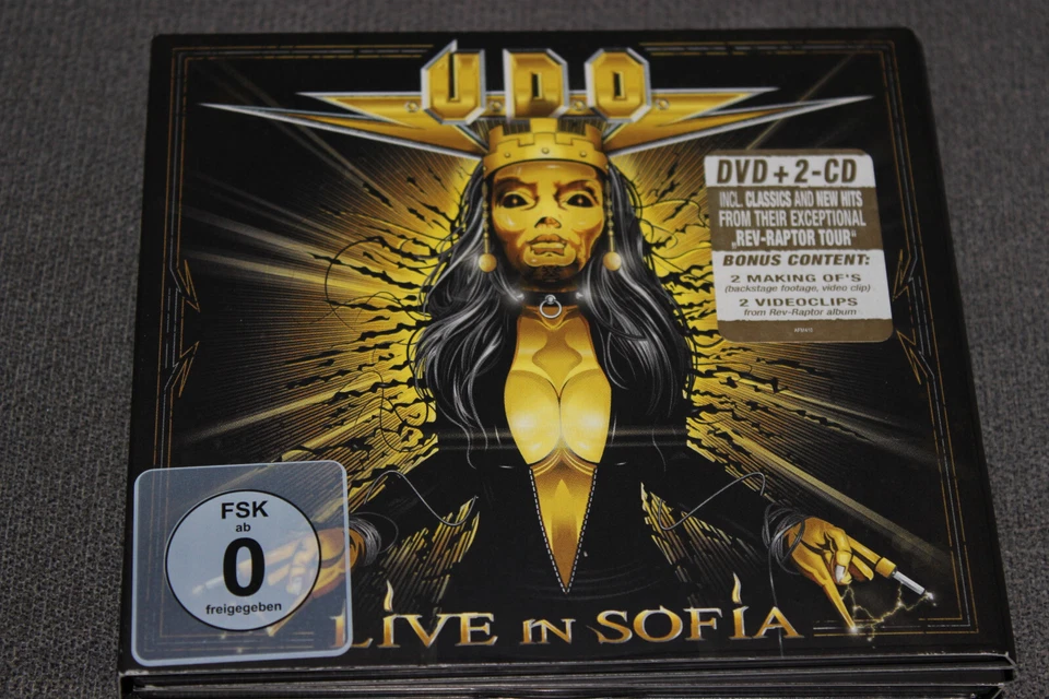 U.D.O. - LIVE IN SOFIA - 2 CDs + 1 DVD ( DIGIPAK ) TOP - UDO, Accept - Bild 1 von 1