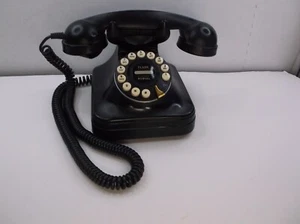 Grand Phone Vintage Black Touch Button Flash Redial Retro 1950's Telephone - Picture 1 of 5