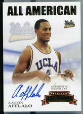 2007 Press Pass ALL AMERICAN AARON AFFLALO ON CARD AUTOGRAPH #237 GO UCLA BRUINS