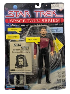 Star Trek Space Talk Series 1995 Comandante William Riker Playmates - Envío gratuito - Imagen 1 de 11