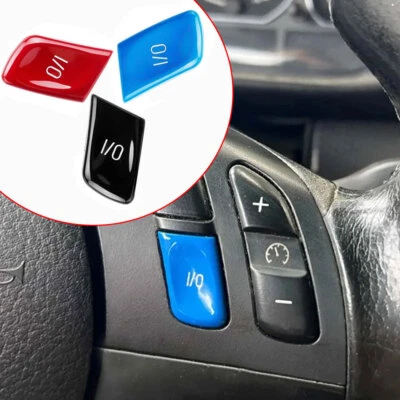 Cubierta de botón de E/S interruptor de perilla de control de coche 1 pieza para BMW Serie 3 M3 E46 1998-2004 Foto 1 de 4