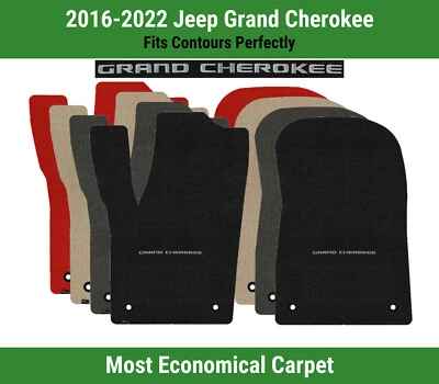 Lloyd Velourtex Front Mats for '16-22 Grand Cherokee w/Silver/Black Grand Cherok - Image 1 of 4