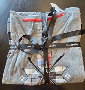 Vera Bradley Pyjama Geschenkset - Oberteil & Hose - 100% Baumwolle - Größe 2XL - NEU - kostenloser Versand - Bild 1 von 5