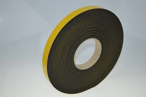 Dichtband EPDM einseitig klebend 10m Rolle 1,5mm stark Moosgummi Dichtungsband - Bild 1 von 4