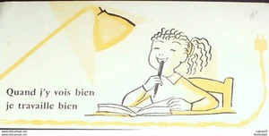 Buvard ELECTRICITE Ecolière - Picture 1 of 1