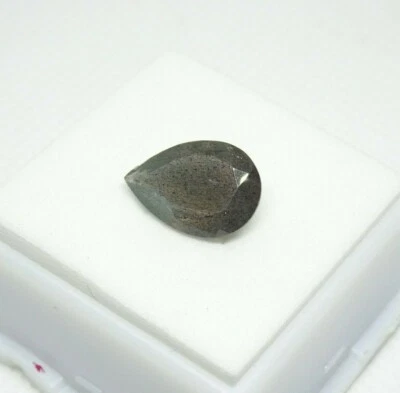 3.57ct Rainbow Labradorite Pear 9.5x14mm - Spectrolite Labradorite Gemstone - Image 1 of 4