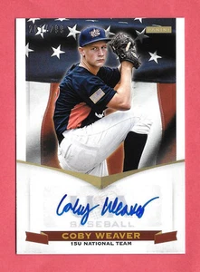 2012 Coby Weaver Panini EE. UU. Béisbol Novato Automático/299 - Imagen 1 de 1