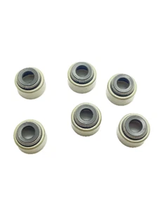 Valve Stem Seal 6pcs Pack Kit Fit Yamaha Grizzly 660F Raptor 660R Rhino 660F - Foto 1 di 4