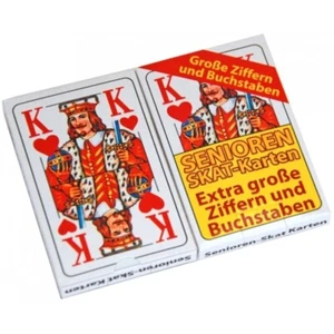 12x Senioren Skatkarten 32 Blatt Skat Karten Spielkarten Französisches Skatspiel - Bild 1 von 1