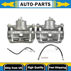 Front Disc Brake Calipers + Front Brake Line Fits Hyundai Elantra 1.8L - Bild 1 von 12