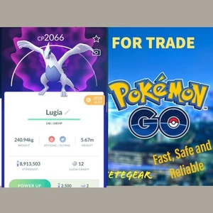 Pokémon Go Lugia para COMERCIO || Atrapado 2019✔️ Suerte garantizada✔️ 20k comercio de polvo - Imagen 1 de 4