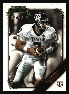 Stephen McGee 2009 Press Pass Legends #48 FOOTBALL Card - Image 1 of 2