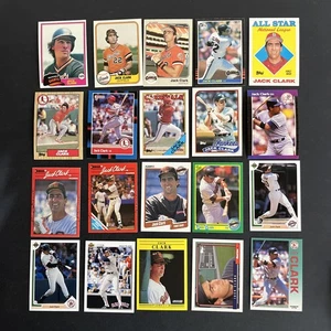 Jack Clark - Giants, Cardinals - Vintage Lot of 20 Cards - All Different NM-MT (JC3) - Bild 1 von 2