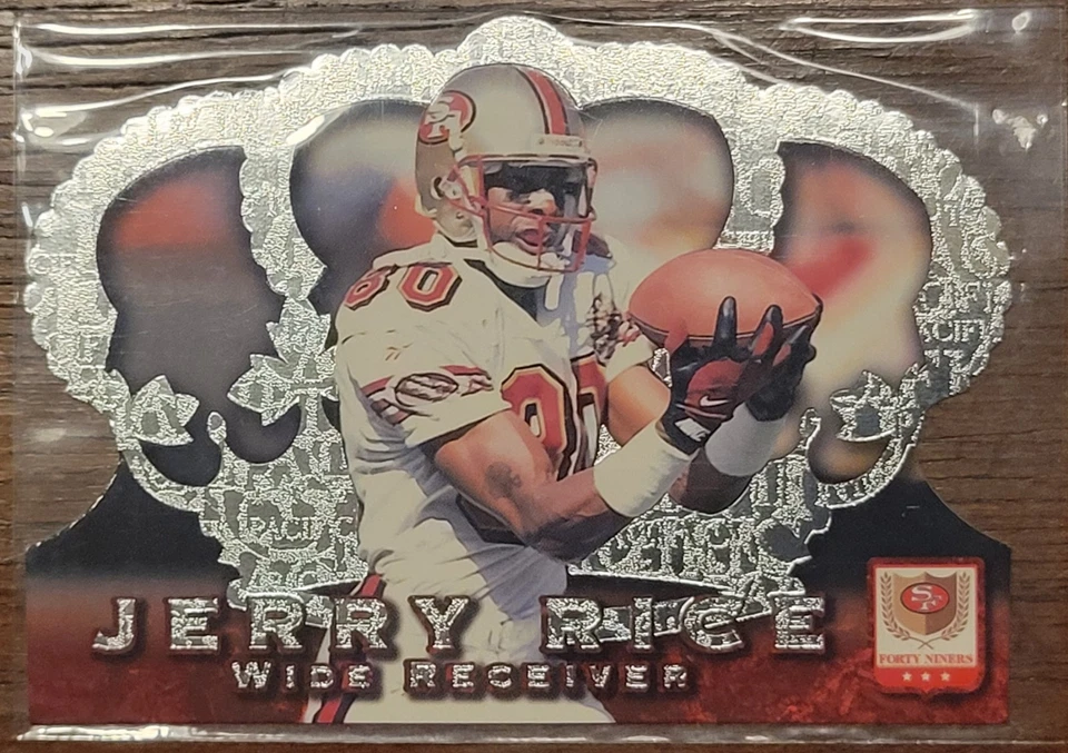 Jerry Rice 1996 Crown Royale CR-40 prata corte paralelo RARO! - Imagem 1 de 1