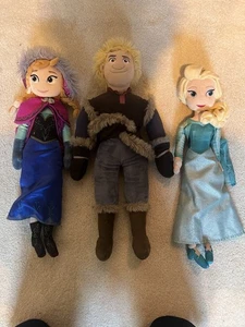 20 Zoll 21 Zoll Elsa Anna selten Kristoff authentisch Disney Store Frozen Plüschtier 2013 Stofftier - Bild 1 von 5