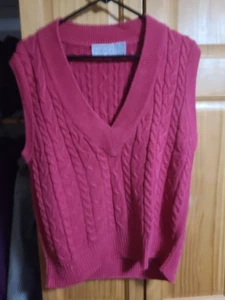 Vintage Forenza Knit Vest - Medium - Ramie and Cotton - Pink - Picture 1 of 3