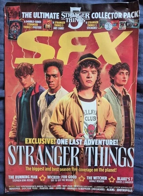SFX Magazine (UK) - December 2025 - Stranger Things 5 - Poster/Art Card/Stickers - Image 1 of 2