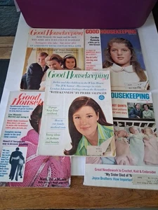 Lot Of 5 Vintage Good Housekeeping Magazines. 3 Kennedy Covers 1960's and 1970's - Picture 1 of 16