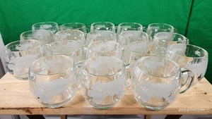 18 Vintage 70er Jahre Nestle Globus Welttassen, Sahne & Zucker und Kerzenkugel - Bild 1 von 5