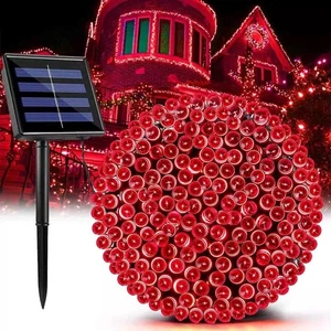 200 LED Solar Sting Lights Outdoor Waterproof Garden Landscape & Walkway Lights - Picture 1 of 9