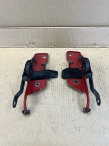 ✅88-98 GM OBS Chevy GMC Camión SUV Juego de bisagras capó izquierda derecha conductor pasajero rojo OEM✅ - Imagen 1 de 18