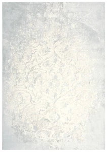 Rizzy Rugs Beige Scrolls Bulbs Vines Leaves Contemporary Area Rug Floral CHS102 - Picture 1 of 12