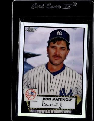 2021 Topps Chrome Platinum Anniversary Refractor #696 Don Mattingly - Image 1 of 2