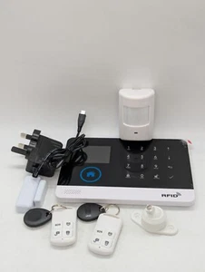Inalámbrico WiFi GSM Doble Red Casa Inteligente Sistema de Alarma Controlador PIR Kit - Imagen 1 de 20