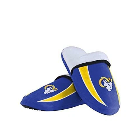 Los Angeles Rams NFL Mens Sherpa Slide Slippers - XL Cover