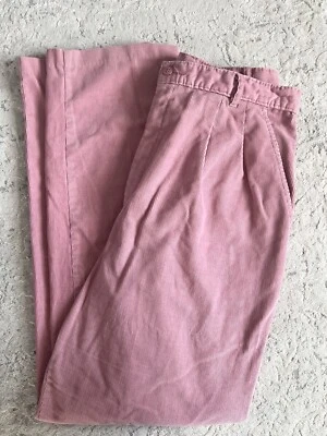 Calça Levi Strauss feminina esporte temporizador veludo rosa algodão feita nos EUA tamanho 16 - Imagem 1 de 4