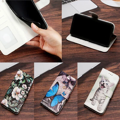 Painted Pattern PU Leather Wallet Case Phone Cover for Motorola G84 G54 Edge 40 - Image 1 of 4