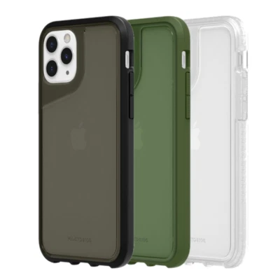 GRIFFIN SURVIVOR STRONG CASE FOR IPHONE 11 / 11 PRO / 11 PRO MAX - BLACK GREEN Foto 1 de 4