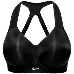 NEW NIKE [32C] Women's RIVAL HIGH SUPPORT Yoga/Gym Sports Bra-Black 805553-010 - Picture 1 of 2