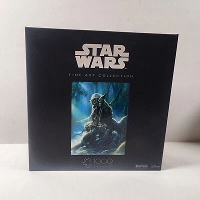 DISNEY STAR WARS FINE ART COLLECTION YODA 1000 PC JIGSAW PUZZLE Sealed  - Image 1 of 2