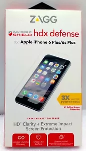 ZAGG Hdx Defense Screen Protector Iphone 6 Plus/ 6s Plus - Picture 1 of 2