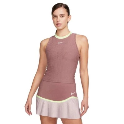 $70 NUEVA Camiseta sin mangas Nike Court Slam MB Dri-Fit para mujer Tenis FD5635-208 Pequeña Foto 1 de 4