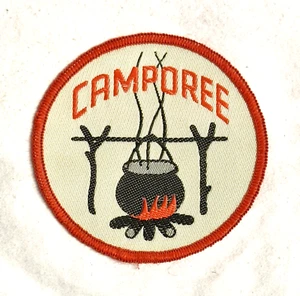 Camporee Pfadfinder BSA Aufnäher - Topf über Lagerfeuer - Bild 1 von 3