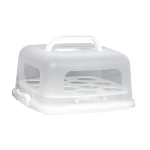 Cake Carrier Portable Cake Box Cake Container Holder for Cakes Pies Cupcakes - Picture 1 of 4