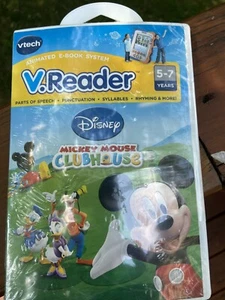 Vtech - V.reader Software Cartridge Mickey Mouse Clubhouse Reading Phonics 5-7 - Picture 1 of 2
