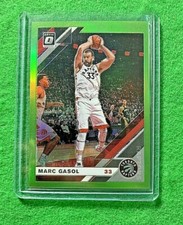 MARC GASOL PRIZM GREEN CARD SP#/149 JERSEY#33 RAPTORS 2019-20 DONRUSS BASKETBAL 